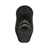 Front view of Bianchi 7317 AccuMold Double Handcuff Case with belt loop